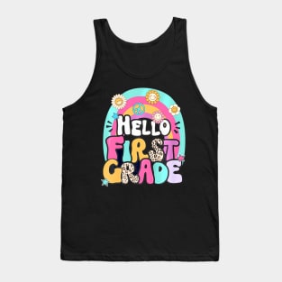 First Grade Back To School Teacher First Day Of School Tank Top